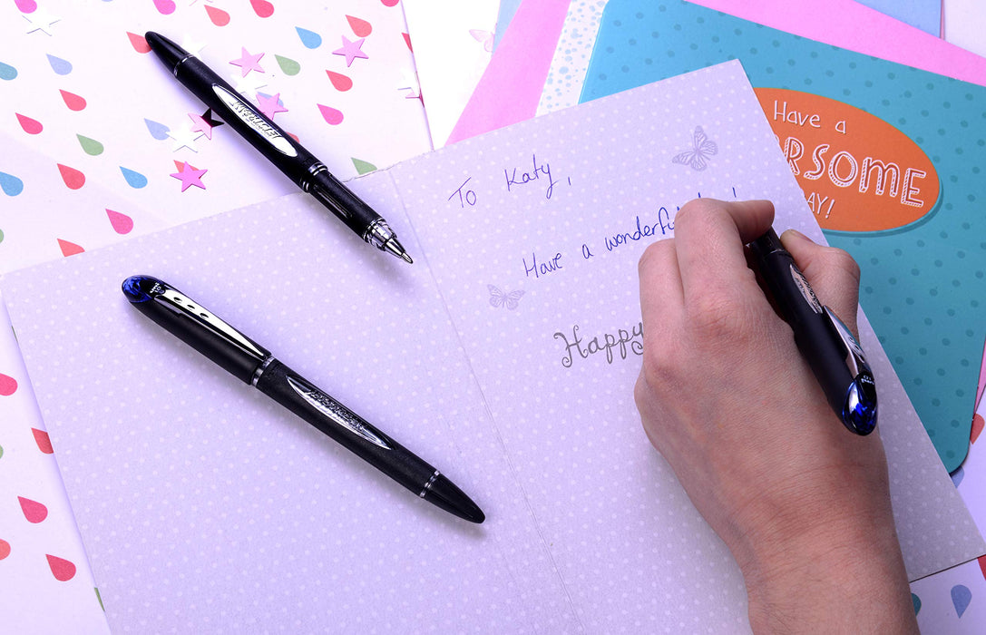 Mitsubishi Pencil Uniball Jetstream Black Ballpoint Pens Pack of 12-Kiichin - The #1 Place for Japanese Goods in Your Hand!