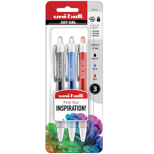 Mitsubishi Pencil Uniball Signo 207 Pack of 3 Ultra-Fine 0.07mm Tip-Kiichin - The #1 Place for Japanese Goods in Your Hand!