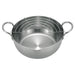 Urushiyama 22cm Stainless Steel Tempura Pan - Induction Ready-Kiichin - The #1 Place for Japanese Goods in Your Hand!