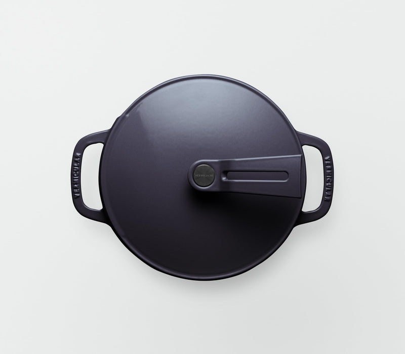Vermicular Cast Iron Enamel Pot 18cm Ocean Navy Waterless Cook Bake Set