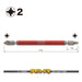 Vessel 1-Piece 40V Double-Ended Posidrive Gosai Bit Pz2x110 Gspz2110-Kiichin - The #1 Place for Japanese Goods in Your Hand!
