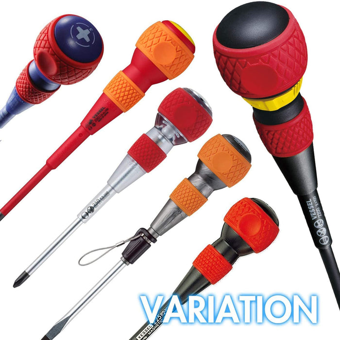Vessel Ball Grip Penetrating Driver +2x100 230V - High-Performance Tool-Kiichin - The #1 Place for Japanese Goods in Your Hand!