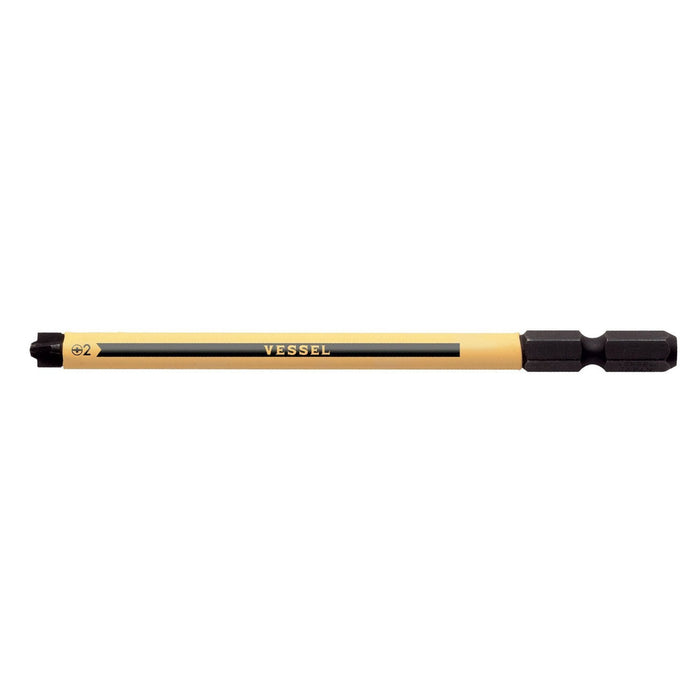 Vessel Ball Grip Bit with Tube for Plastic Screws - +2 X 110mm 1 Piece Model Ps162110-Kiichin - The #1 Place for Japanese Goods in Your Hand!