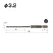 Vessel 3.2mm Concrete Cushion Drill Bit - ACD-3.2 Vessel for Efficient Drilling-Kiichin - The #1 Place for Japanese Goods in Your Hand!