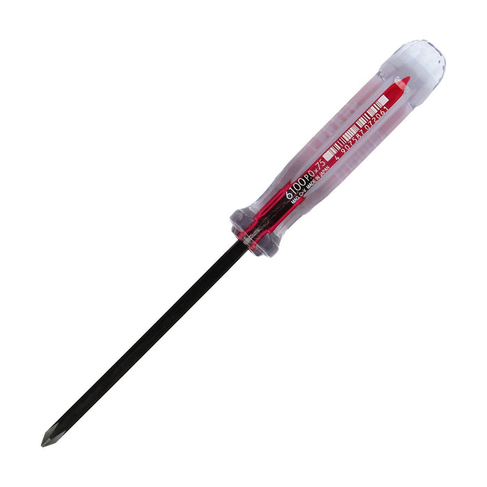 Vessel Crystalline Driver Thin Shaft Type 6100 Vessel +0x75-Kiichin - The #1 Place for Japanese Goods in Your Hand!