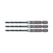 Vessel 3-Piece Ironwork Cushion Drill Bit Set AMD3S-3.5 3.5mm Size-Kiichin - The #1 Place for Japanese Goods in Your Hand!