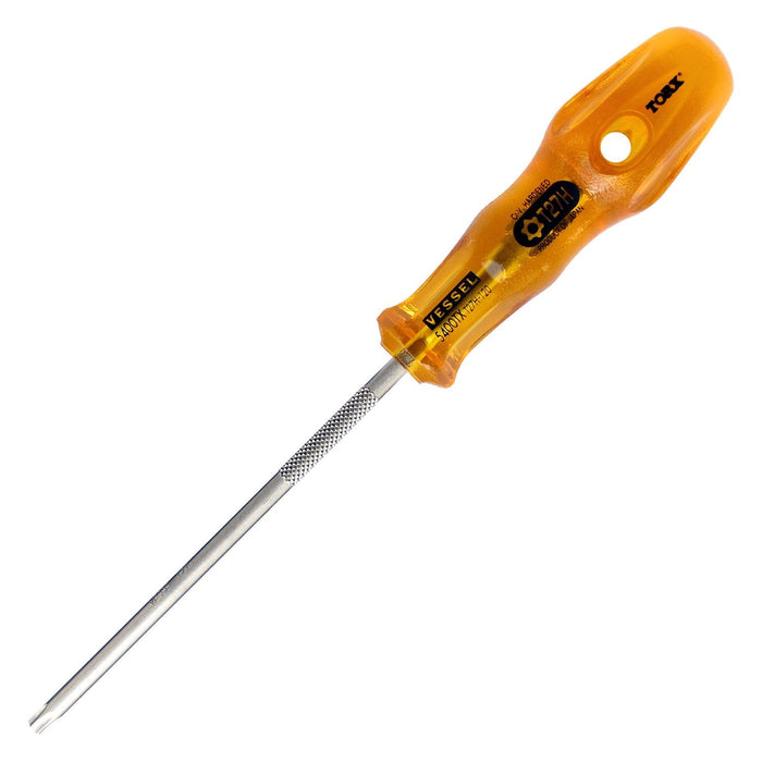 Vessel Power Grip Torx T27H Screwdriver - Tamper-Proof 120mm 5400Tx Vessel Series-Kiichin - The #1 Place for Japanese Goods in Your Hand!
