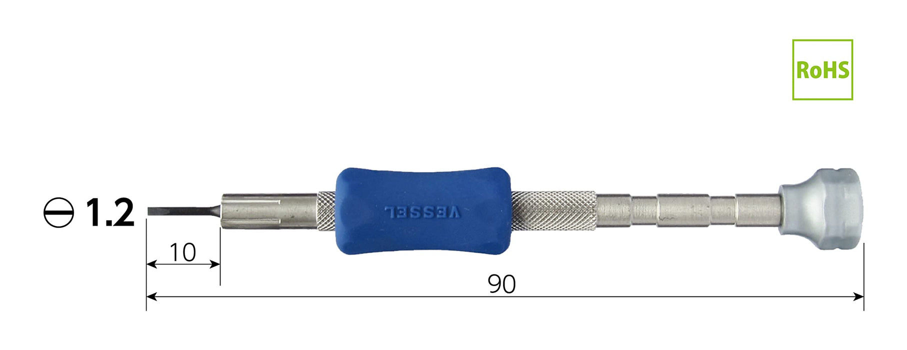 Vessel Precision TD-51 Screwdriver - High-Quality 1.2 Vessel Tool-Kiichin - The #1 Place for Japanese Goods in Your Hand!