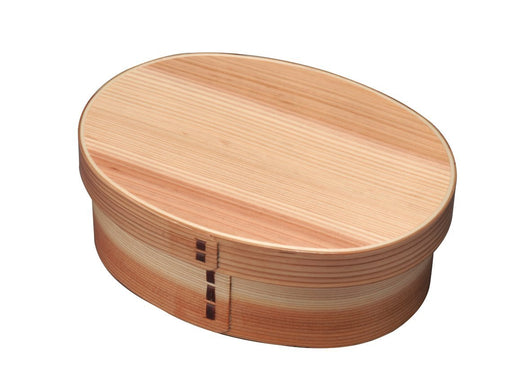 Yamaya Lacquerware Shop Natural Wooden Bento Box with Divider Eco-Friendly-Kiichin - The #1 Place for Japanese Goods in Your Hand!