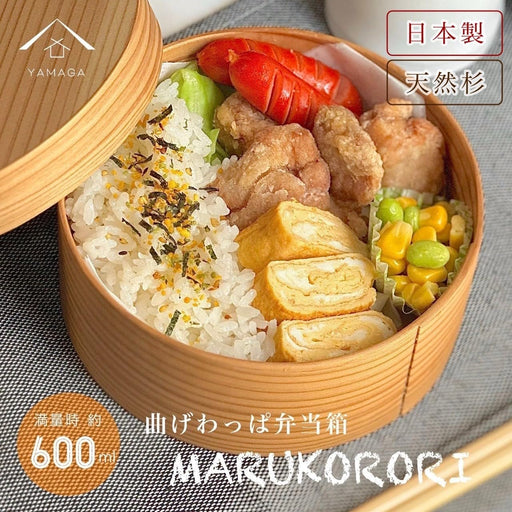 Yamaya Lacquerware Shop Magewappa Bento Box Round Japanese Pattern Lunch Box-Kiichin - The #1 Place for Japanese Goods in Your Hand!