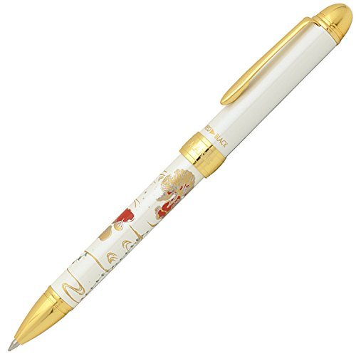 Sailor Fountain Pen Yumi Makie Goldfish 2-Color Ballpoint & Mechanical Pencil White-Kiichin - The #1 Place for Japanese Goods in Your Hand!