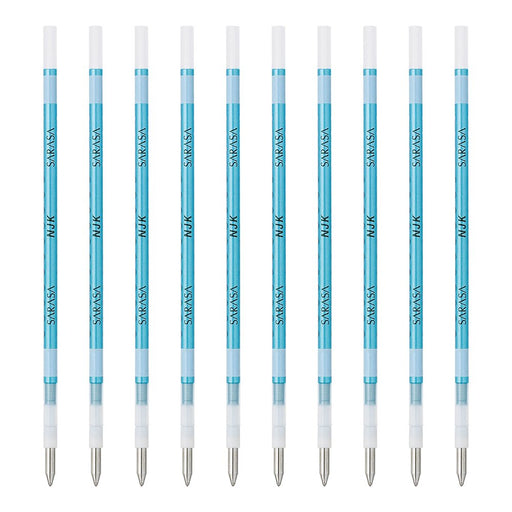 Zebra Prefeel Sarasa Ballpoint Pen Refill Shiny Blue Lead 0.5mm 10 Pieces-Kiichin - The #1 Place for Japanese Goods in Your Hand!