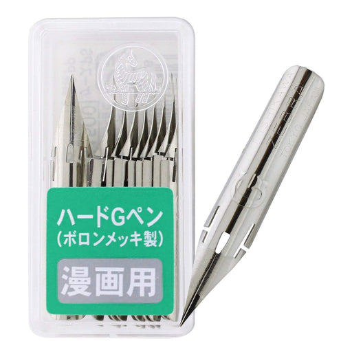 Zebra Manga Nib Hard G Pen 10 Pieces Pack - PG-8B-CK-Kiichin - The #1 Place for Japanese Goods in Your Hand!