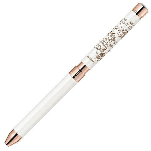 Zebra Disney White Leather Multi-Function Pen Shabo X SB36-DS-LW-Kiichin - The #1 Place for Japanese Goods in Your Hand!