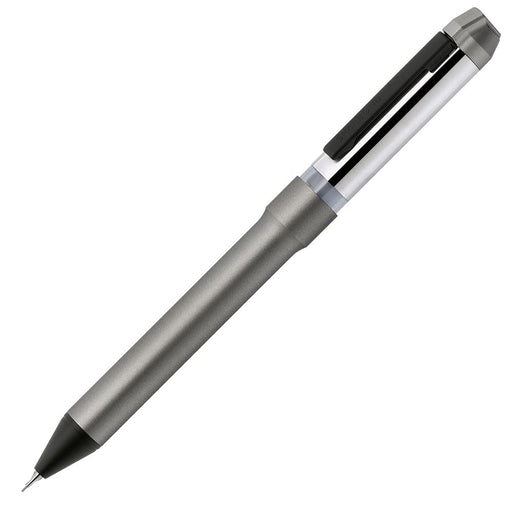 Zebra Dark Tone Series Stainless Ash Sharbo Nu Multifunctional 0.7mm Pen SB35-DA-SA-Kiichin - The #1 Place for Japanese Goods in Your Hand!