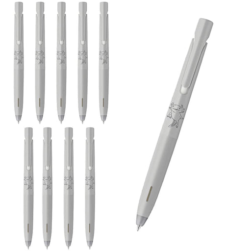 Zebra Ballpoint Pen 0.5mm 10 Pieces Black Ink with Axolotl Pattern Oil-Based B-BAS88-AS-WL-Kiichin - The #1 Place for Japanese Goods in Your Hand!