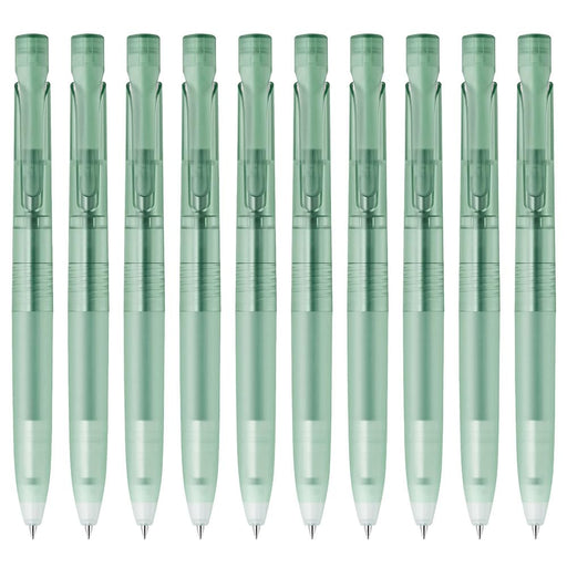 Zebra Oil-Based Black Ink Ballpoint Pen 0.5mm Green Axis 10-Pack-Kiichin - The #1 Place for Japanese Goods in Your Hand!