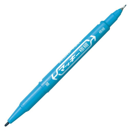 Zebra Mackie Extra Fine Light Blue Oil-Based Pen 10 Pieces B-Mo-120-Mc-Lb-Kiichin - The #1 Place for Japanese Goods in Your Hand!
