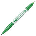 Zebra Water-Based Extra Fine Green Pen Paper Mackie 10-Piece Pack B-Wyts5-G-Kiichin - The #1 Place for Japanese Goods in Your Hand!