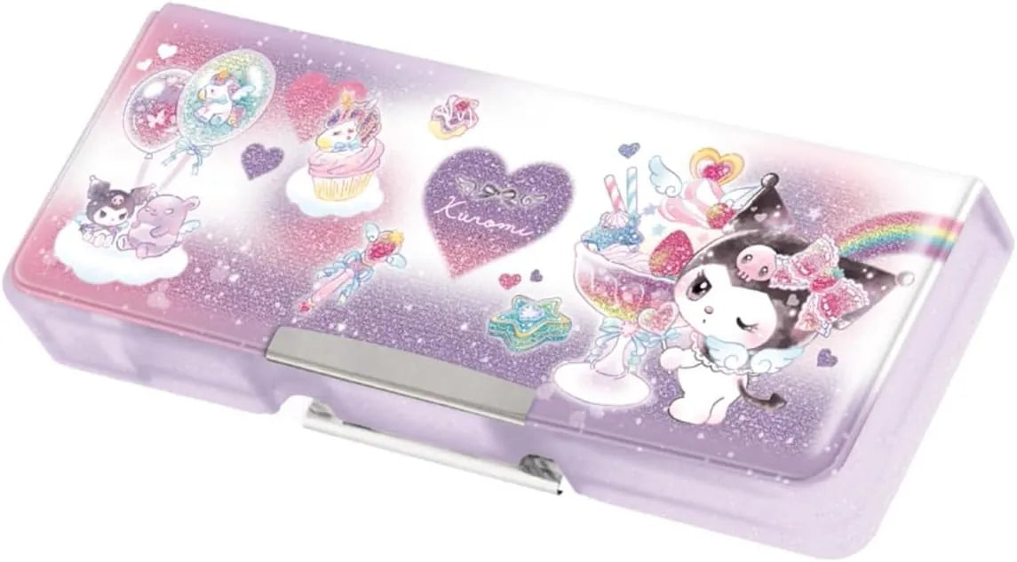 Crux Sanrio Chromi Double-Sided Compact Pen Case with Heart Design