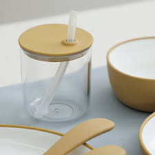KINTO   Bonbo Straw Cup 200Ml Yellow Baby Dishwasher Safe Gift 26381