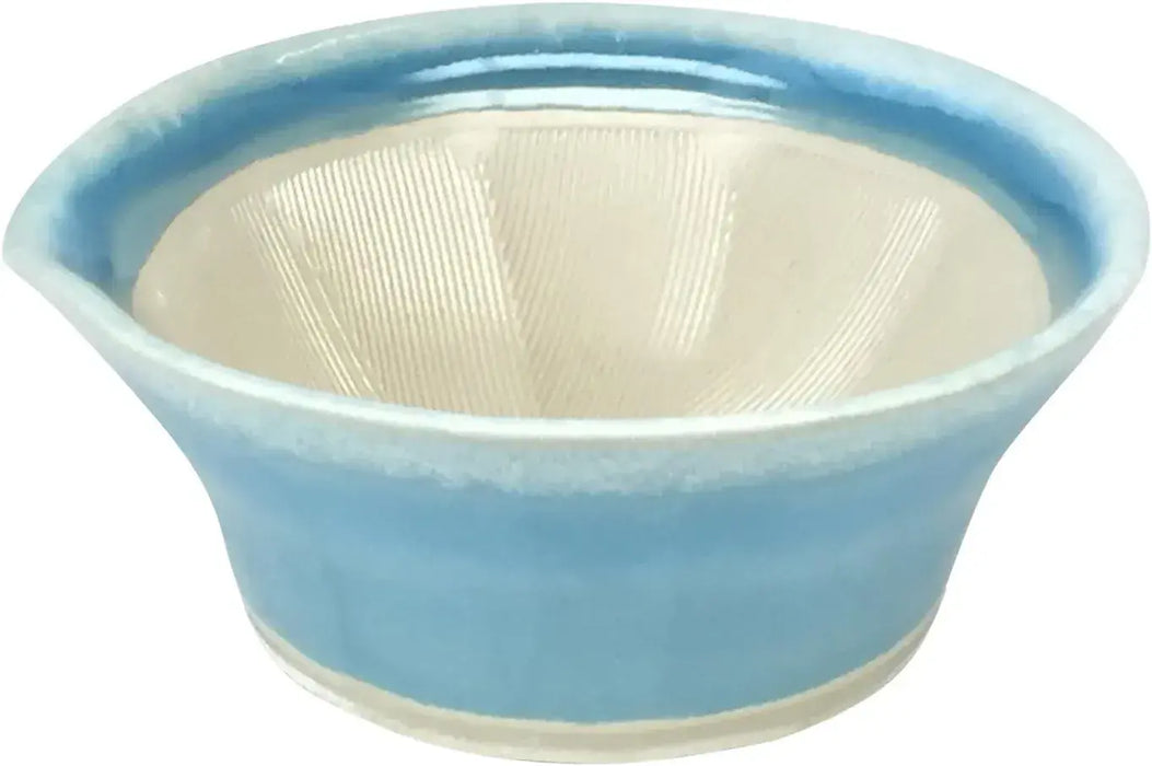 Genju Seitojo Iwami-yaki Pottery Mortar and Pestle Suribachi