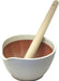Genju Seitojo Motoshi Ishimi Silicone Bottom Mortar and Pestle Set - White Mat Large - 4956795050354