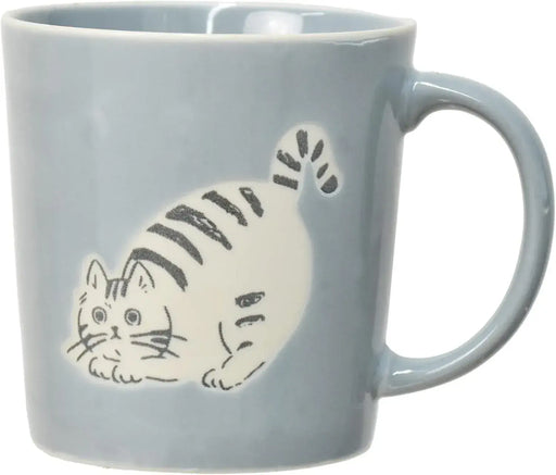 Ippinsha ChacoChaco Mug 10.1 fl oz Blue Durable Ceramic Cup