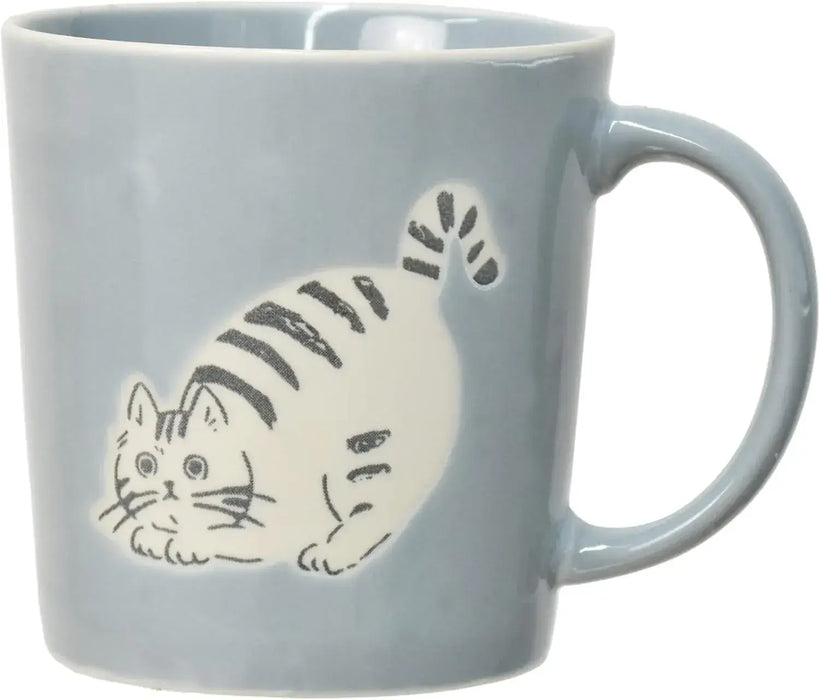 Ippinsha ChacoChaco Mug 10.1 fl oz Blue Durable Ceramic Cup