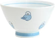 Ippinsha Corottori Rice Bowl Blue 4.3 x 2.6 Inches Ceramic