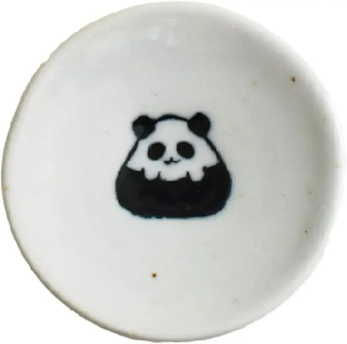 Ippinsha Gyutto Onigiri-san Dish Chopstick Rest Bean Plate Made in Japan - Panda - 4536818471665