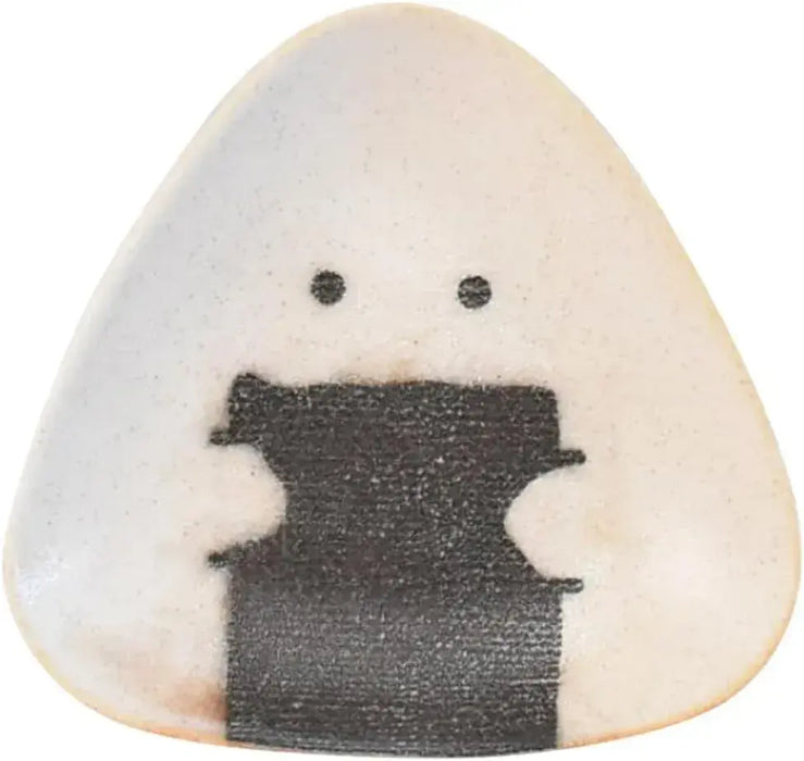 Ippinsha Gyutto Onigiri-san Dish Chopstick Rest Bean Plate Made in Japan - Small Plate - 4536818470972