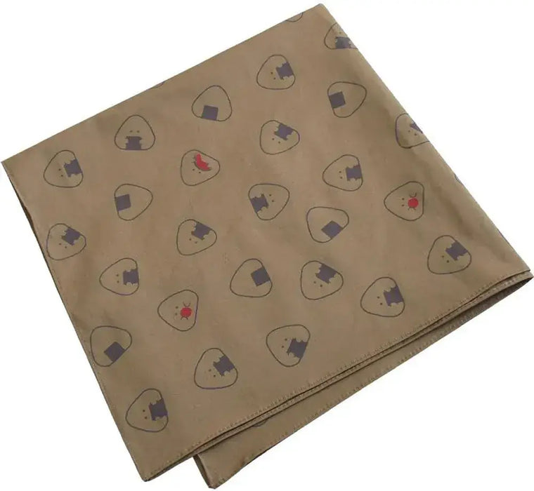 Ippinsha Gyutto Onigiri-san Lunch Cloth Bento Gift - Brown - 4536818471344