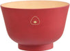 Ippinsha Gyutto Rice Ball Antibacterial Soup Bowl - Plum Red - 4536818471320
