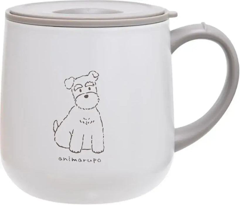 Ippinsha Stainless Steel Mug Durable Travel Drinkware - Schnauzer 88x100mm - 4536818512139