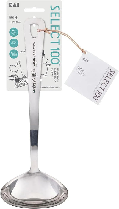 Kai DH3205 Turner Stainless Steel Kitchen Utensil - Ladle Moomin
 - 4901601185904