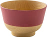 Kano Gentle Colors Antibacterial Soup Bowl Scarlet Durable Plastic