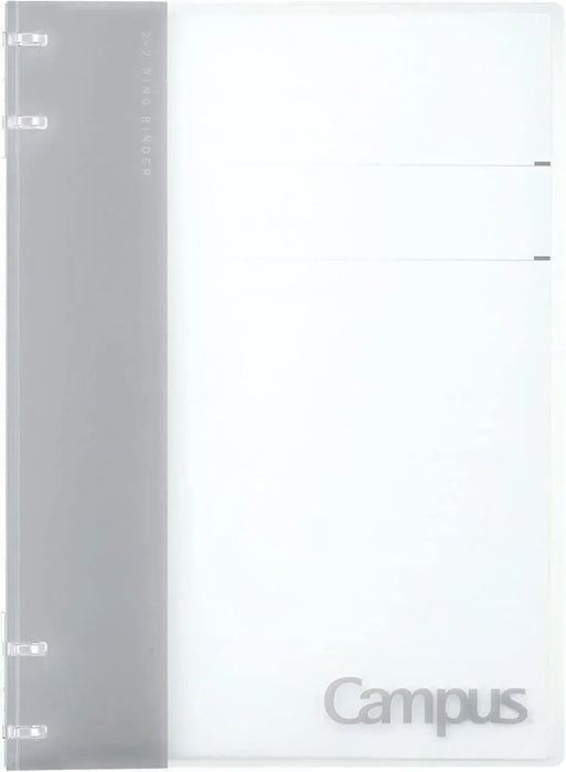 Kokuyo Campus Notebook-like Binder Positive Relax 2 x 2 Ring B5 - Gray-1 - 4901480380193