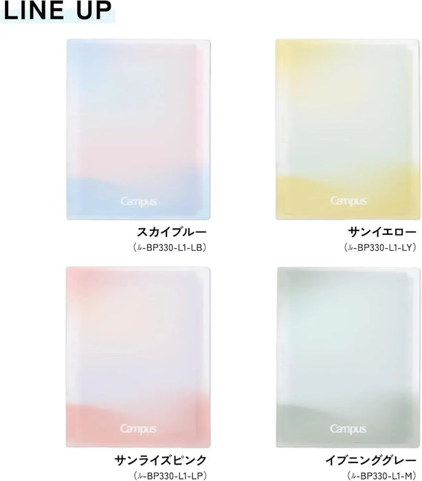 Kokuyo Campus Pop Open in Seconds Binder Positive & Relax B5