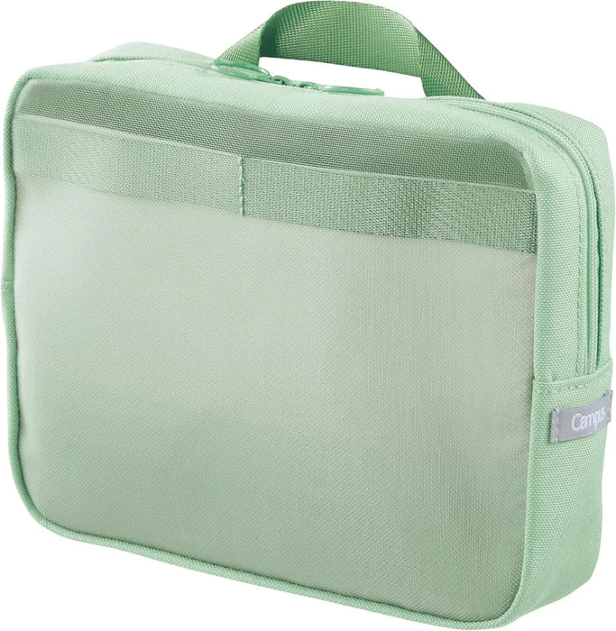 Kokuyo Campus Sub Stationery Tool Pouch Positive Relax - Citrus Green - 4901480437484