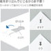 Kokuyo Harinax Needleless Stapler Handy 10-Sheet Binding