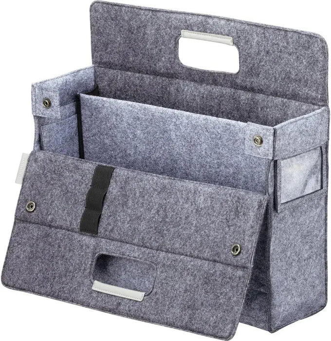 Kokuyo Mobile Bag mo baco Portable Carrying Case - Dark Gray Felt - 4901480327020