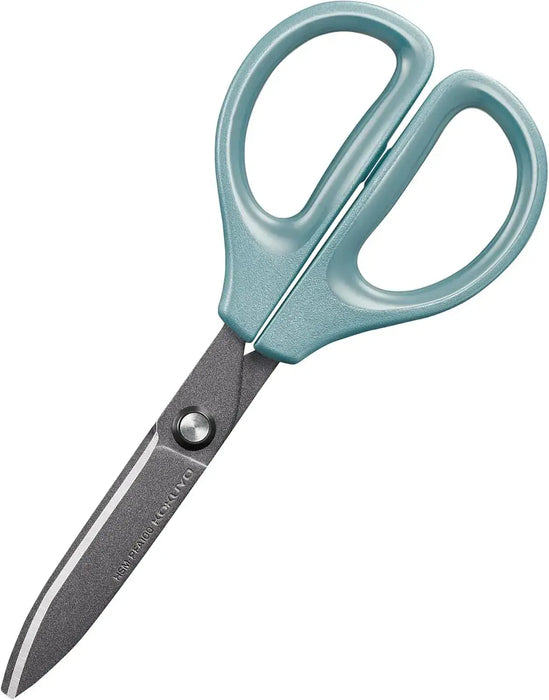 Kokuyo Saxa Fluorine Glueless Blade Scissors - Blue - 4901480395500
