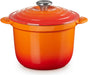 Le Creuset Cast Enameled Two-Handed Cocotte Pot 18 Cherry Red Oven Safe Le Creuset - Orange 20cm
 - 0024147330677