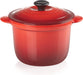 Le Creuset Cast Enameled Two-Handed Cocotte Pot 18 Cherry Red Oven Safe Le Creuset - Cherry Red 20cm
 - 0024147302049