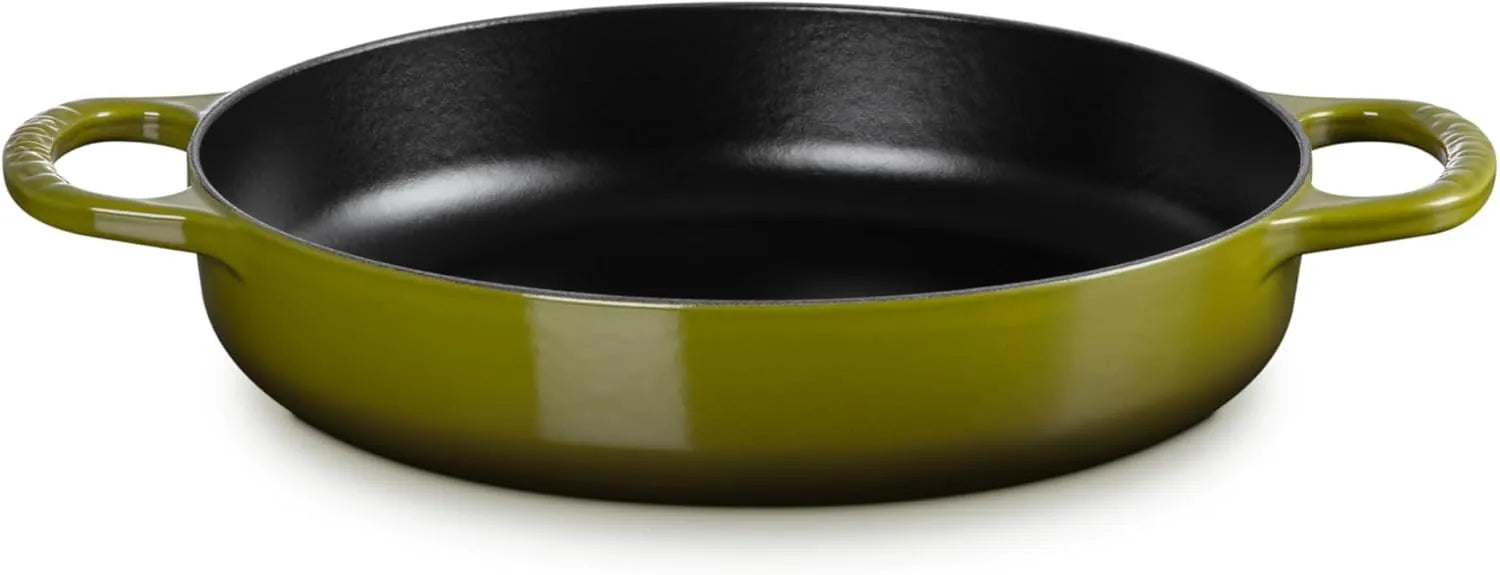Le Creuset Enamel Cast Iron Signature Everyday Pan 11 Inch Olive Le Creuset