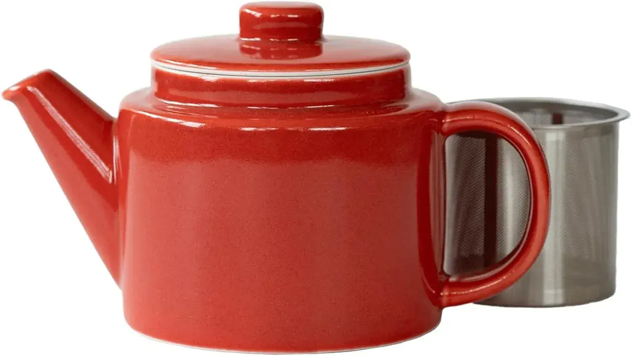 Saikai Pottery Hasami Ware Teapot with Stainless Steel Tea Strainer