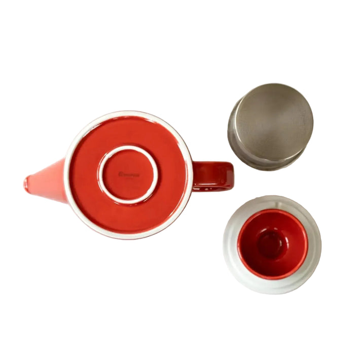 Saikai Pottery Hasami Ware Teapot with Stainless Steel Tea Strainer
