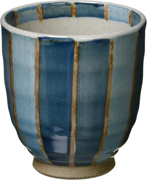 Saikai Pottery Tokusakusa Rice Bowl Ceramic Tableware - Tea Cup Blue - 4965451663838