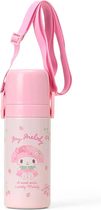 Sanrio 2WAY Stainless Steel Bottle for Children Hot and Cold - My Melody S - 4550624131810